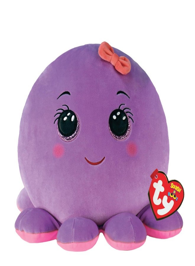 Ty Squish A Boo Octavia - Purple Octopus - 10" - Image 1
